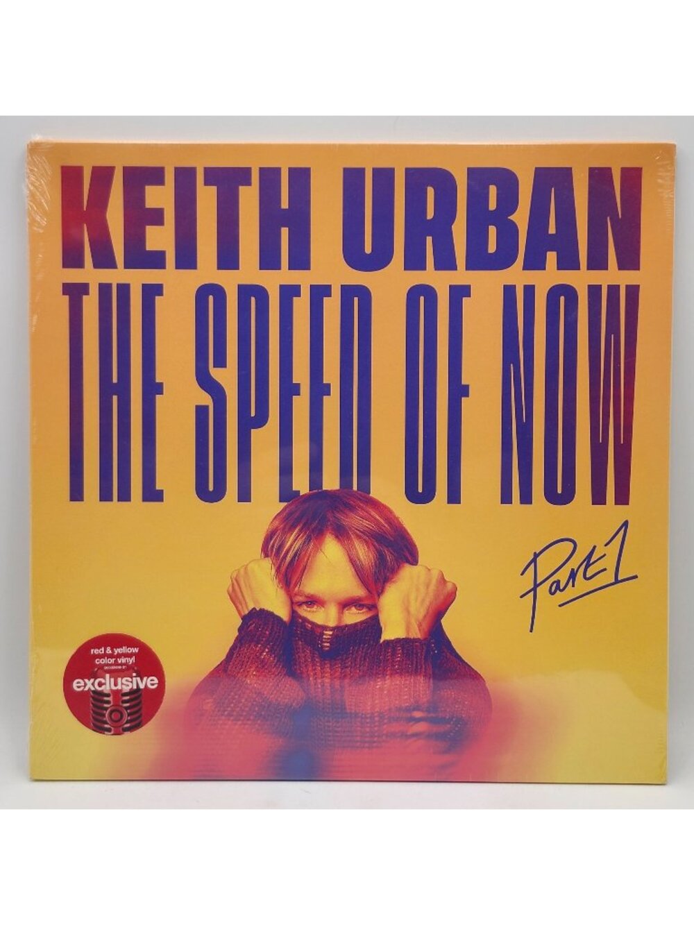 Keith Urban The Speed Of Now Part 1 2LP Exclusive Red Yellow Vinyl Record